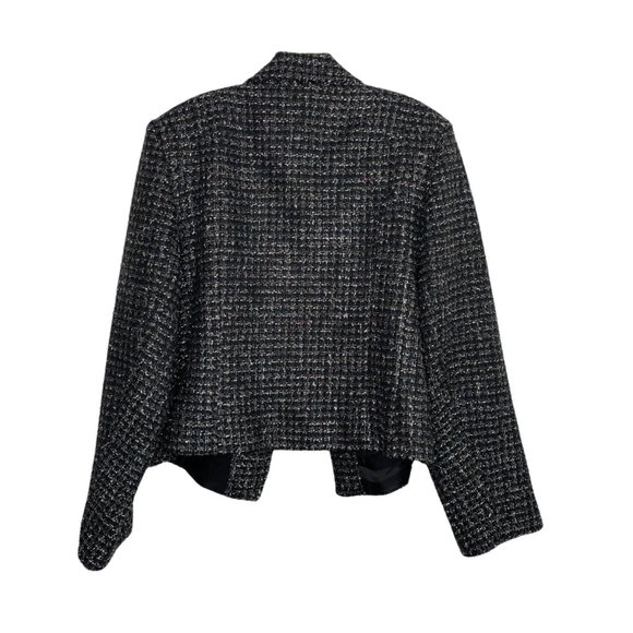 Lane Bryant Black and White Tweed Blazer - Picture 2 of 13